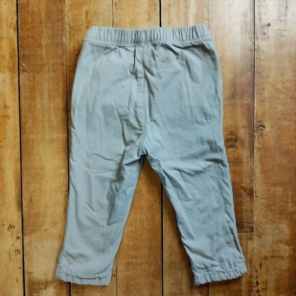 Old Navy pants size 12 to 18 months gray skinny lined pull on dress pants easter - Picture 2 of 5